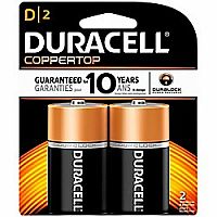 Duracell D Batteries 2 pack