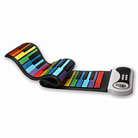 Roll Up Piano Rainbow Style