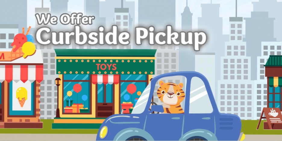 We Offer Curbside Delivery (click for details)