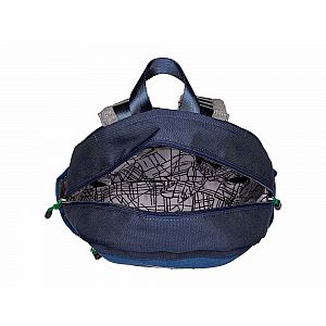 Kane Kids Navy & Heather Grey Backpack (4-8 years)