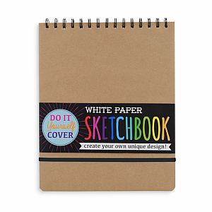 White DIY Cover Sketchbook