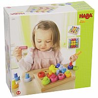 Rainbow Whirls Pegging Game (32 pcs)
