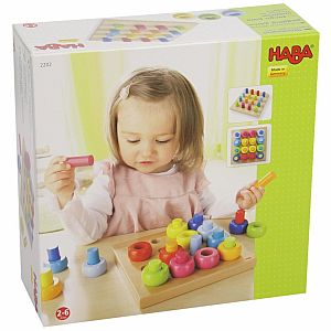 Rainbow Whirls Pegging Game (32 pcs)