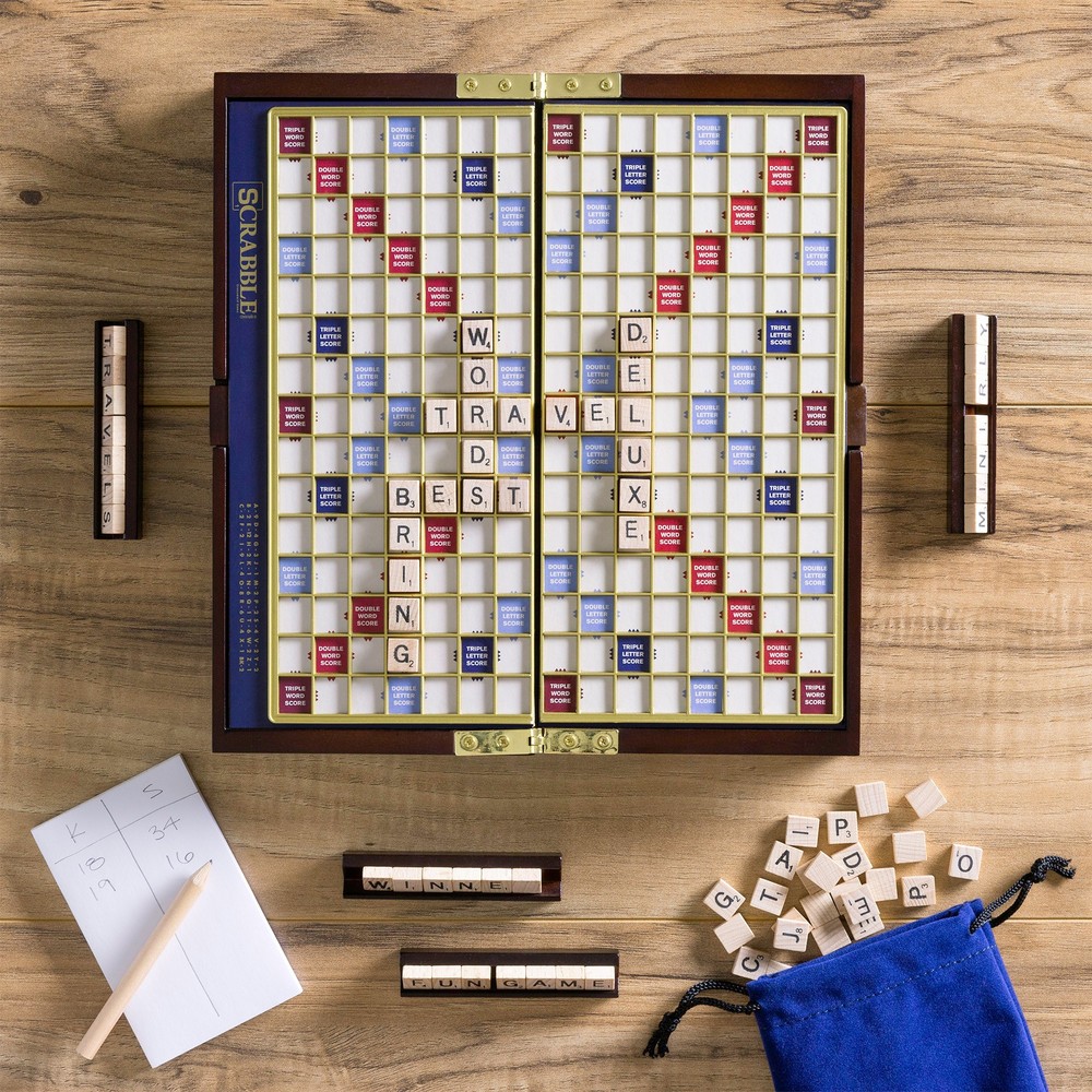 Scrabble Deluxe Travel Edition Board Game – Team Toyboxes