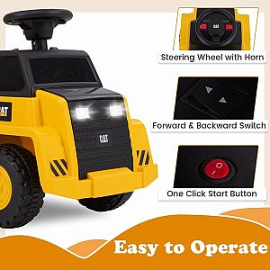 6V CAT DUMP TRUCK RIDE ON