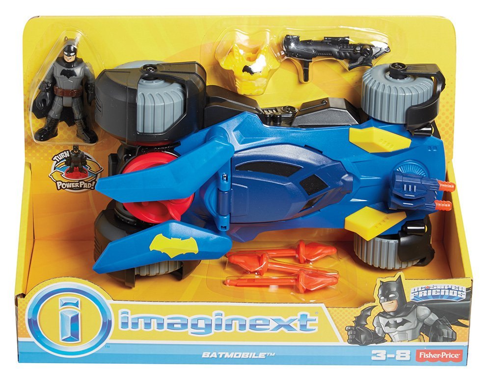 Fisher-Price Imaginext DC Super Friends Deluxe Batmobile DHT64 TOY GIFT NEW 