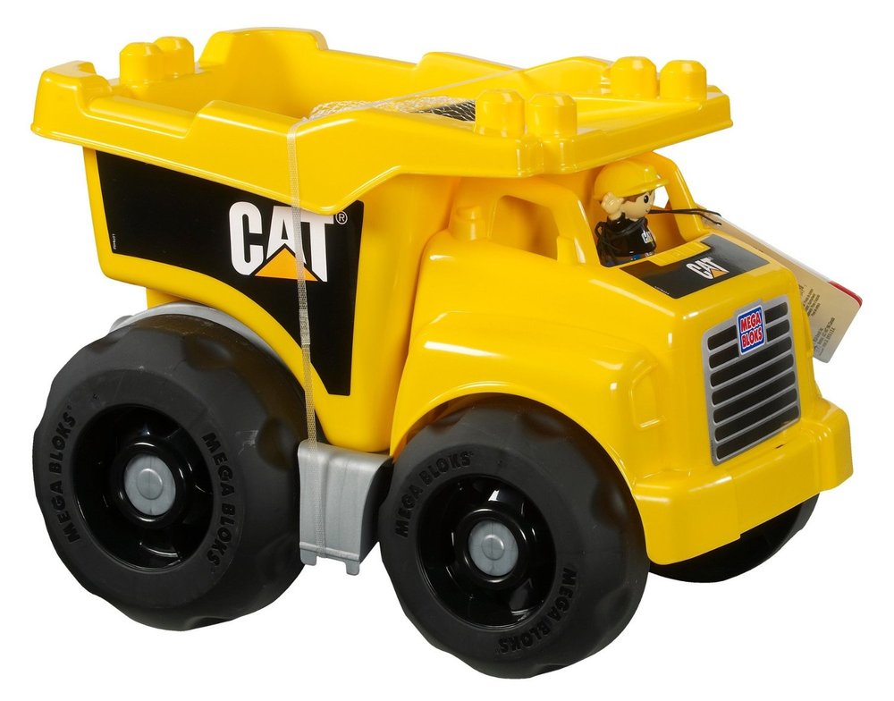 Mega Bloks DCJ86 Caterpillar Large Dump Truck Yellow for sale online 