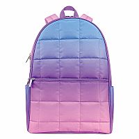 Purple Ombre Quilted Backpack