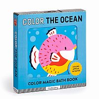 Color the Ocean Color Magic Bath Book