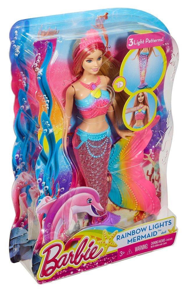 Structurally Countless Of storm Barbie Rainbow Lights Mermaid Doll - Mary Arnold Toys