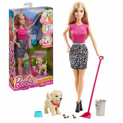 barbie walk and potty pup