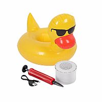 Duck Aqua Jams Bluetooth Floating Speaker and Cup Holder