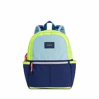  Kane Kids Travel Navy & Neon Green Backpack (4-8 years)