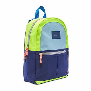 Kane Kids Mini Navy & Neon Backpack  (2-4 years)