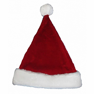 17" Plush Santa Hat