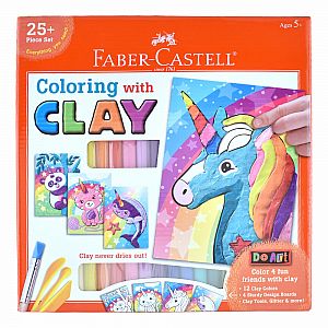 Do Art Coloring with Clay Unicorn & Friends