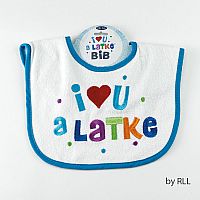 "I Love You A Latke" Chanukah Bib
