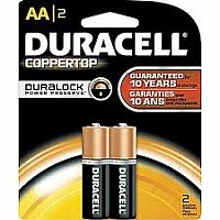 Duracell AA 2 pack Batteries