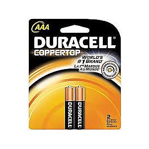 Duracell AAA 2 pack Batteries