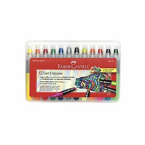 Gel Crayons - 12 ct