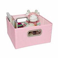 Pink Heather Storage Basket