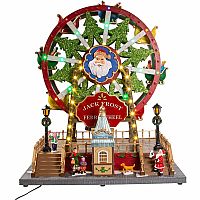 13" Lited Musical Ferris Wheel 