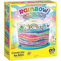 Rainbow Sandland Sand Art Activity